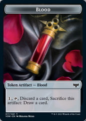 Blood // Slug Double-Sided Token [Innistrad: Crimson Vow Tokens] | Clutch Gaming