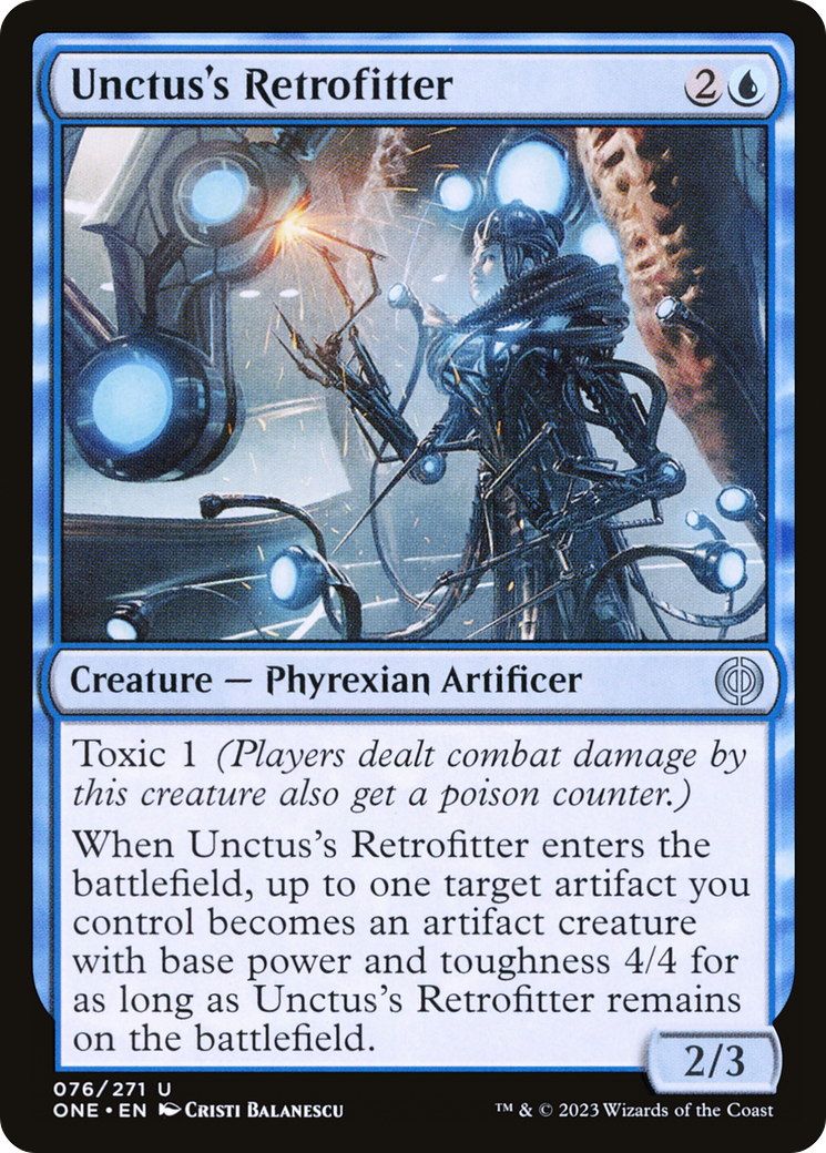 Unctus's Retrofitter [Phyrexia: All Will Be One] | Clutch Gaming