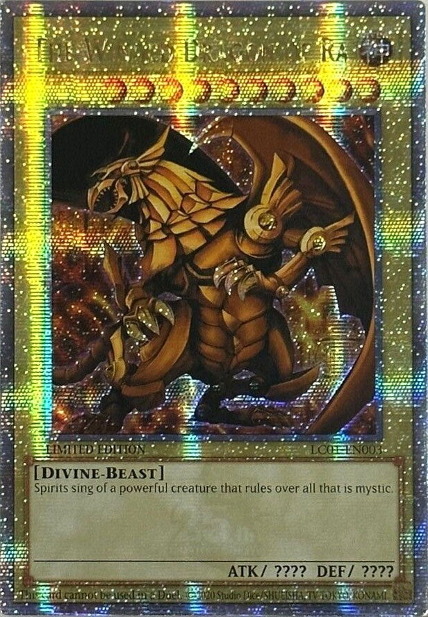 The Winged Dragon of Ra (25th Anniversary) [LC01-EN003] Quarter Century Secret Rare | Clutch Gaming