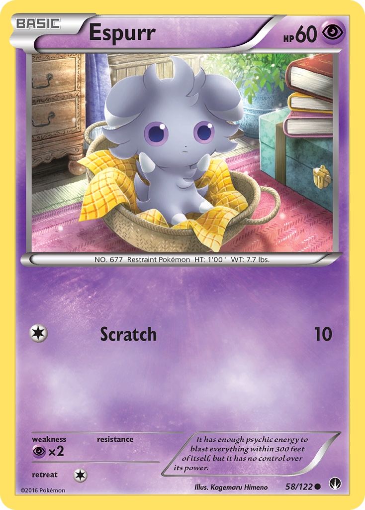 Espurr (58/122) [XY: BREAKpoint] | Clutch Gaming