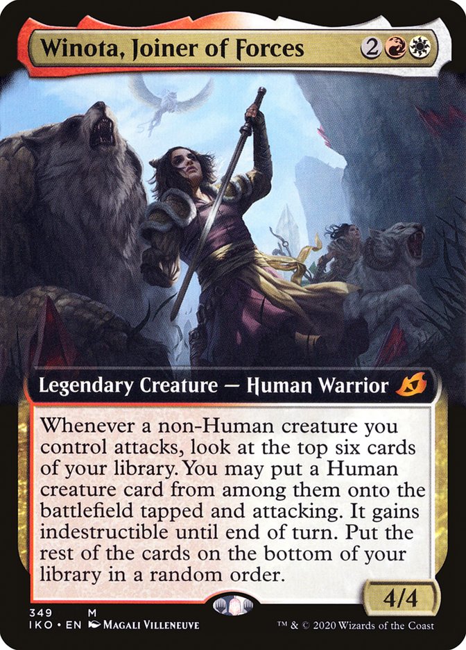 Winota, Joiner of Forces (Extended Art) [Ikoria: Lair of Behemoths] | Clutch Gaming