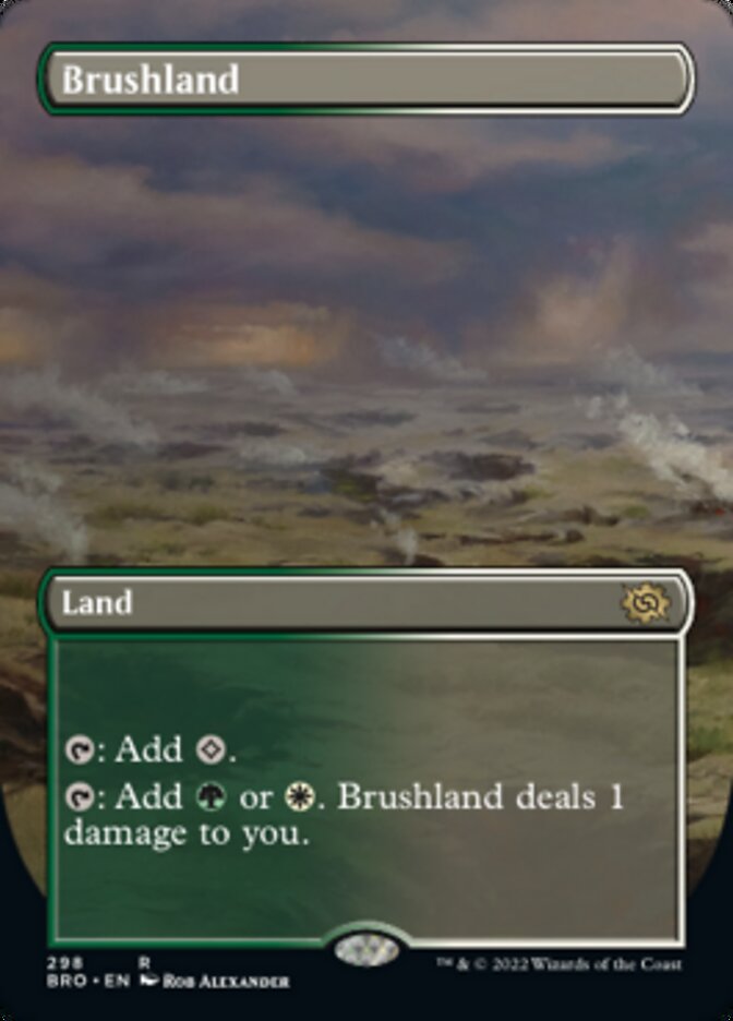 Brushland (Borderless Alternate Art) [The Brothers' War] | Clutch Gaming