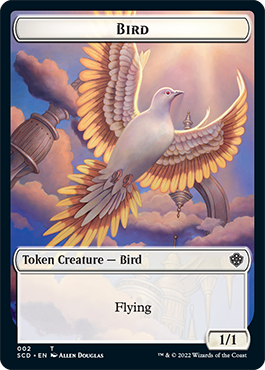 Bird // Spirit Double-Sided Token [Starter Commander Decks] | Clutch Gaming