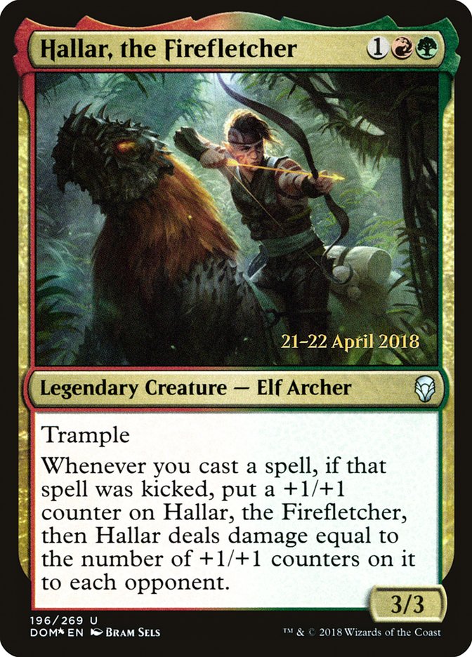 Hallar, the Firefletcher [Dominaria Prerelease Promos] | Clutch Gaming