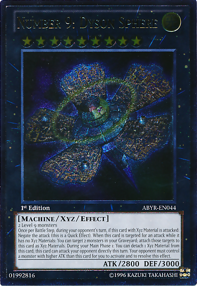 Number 9: Dyson Sphere (UTR) [ABYR-EN044] Ultimate Rare | Clutch Gaming