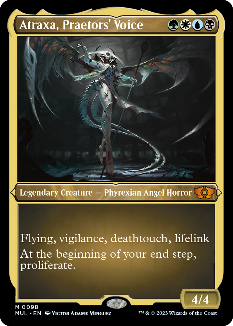 Atraxa, Praetors' Voice (Foil Etched) [Multiverse Legends] | Clutch Gaming