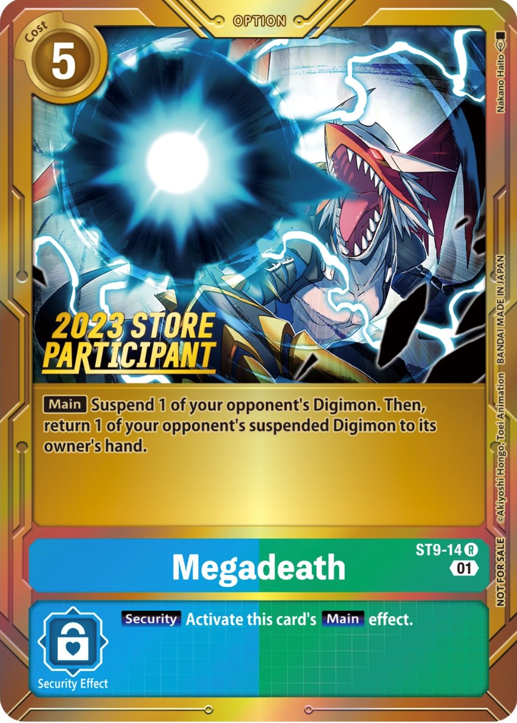 Megadeath [ST9-14] (2023 Store Participant) [Starter Deck: Ultimate Ancient Dragon Promos] | Clutch Gaming