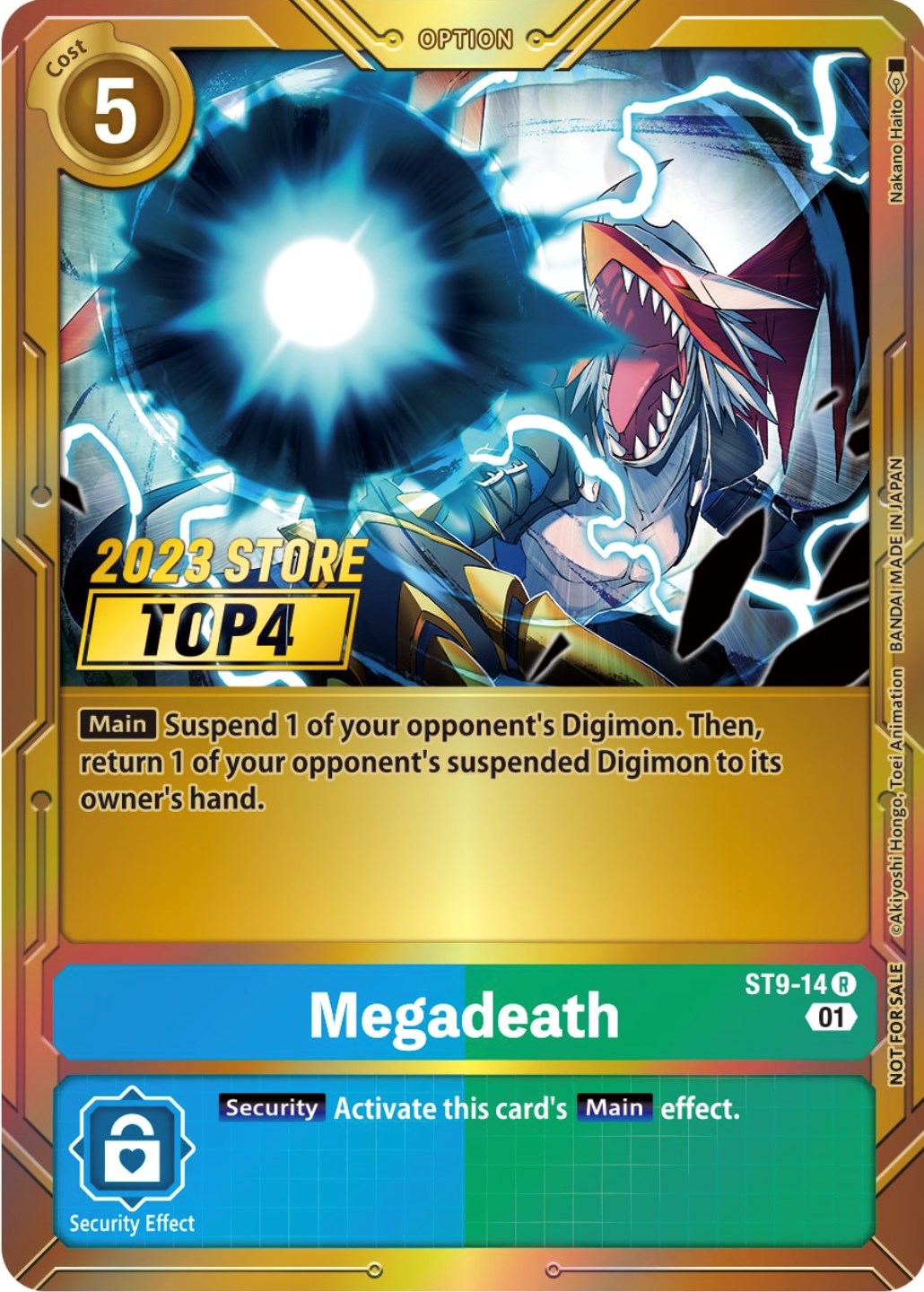 Megadeath [ST9-14] (2023 Store Top 4) [Starter Deck: Ultimate Ancient Dragon Promos] | Clutch Gaming