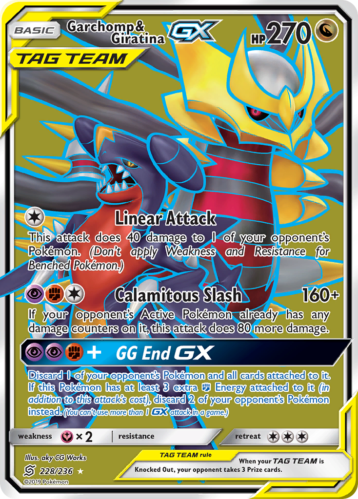 Garchomp & Giratina GX (228/236) [Sun & Moon: Unified Minds] | Clutch Gaming