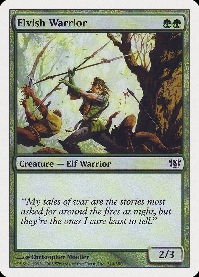 Elvish Warrior [Ninth Edition] | Clutch Gaming