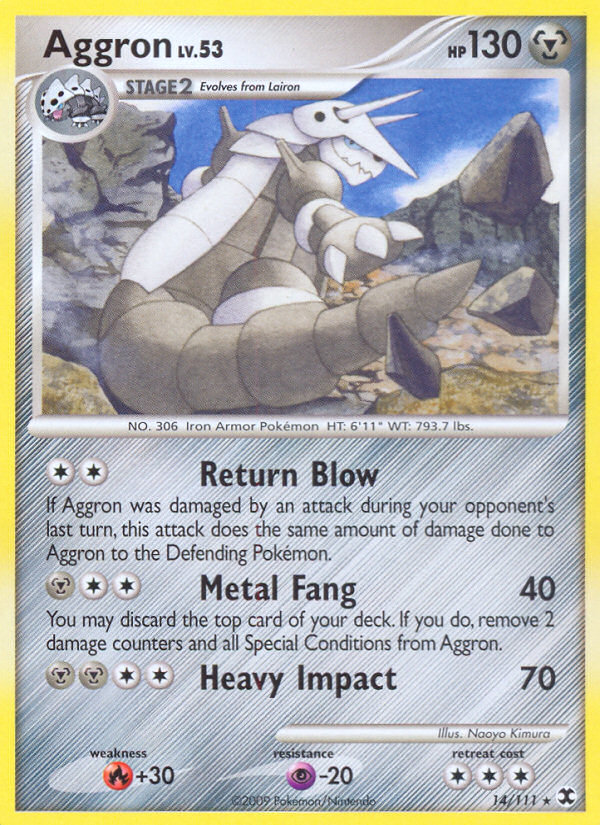 Aggron (14/111) [Platinum: Rising Rivals] | Clutch Gaming