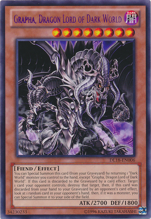 Grapha, Dragon Lord of Dark World (Purple) [DL18-EN006] Rare | Clutch Gaming