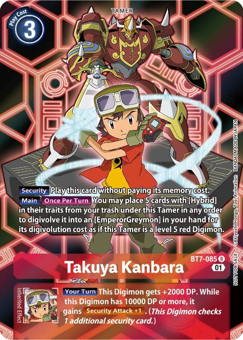 Takuya Kanbara [BT7-085] (D-Scanner Alternate Art) [Next Adventure Promos] | Clutch Gaming