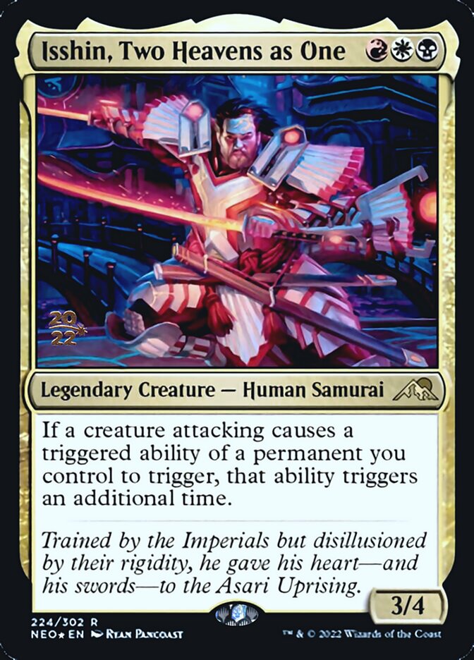 Isshin, Two Heavens as One [Kamigawa: Neon Dynasty Prerelease Promos] | Clutch Gaming