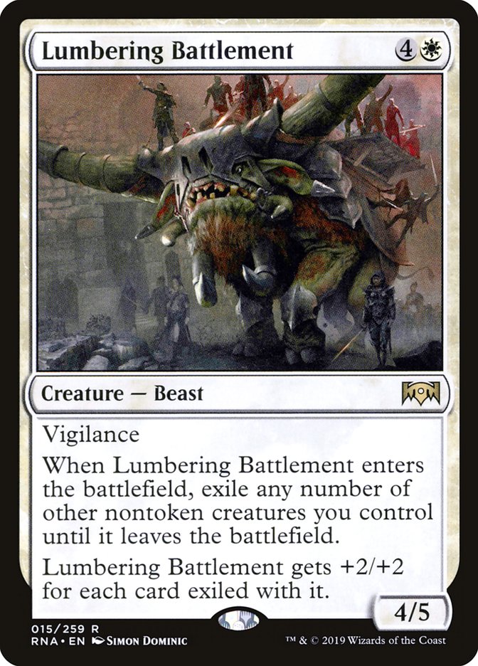 Lumbering Battlement [Ravnica Allegiance] | Clutch Gaming