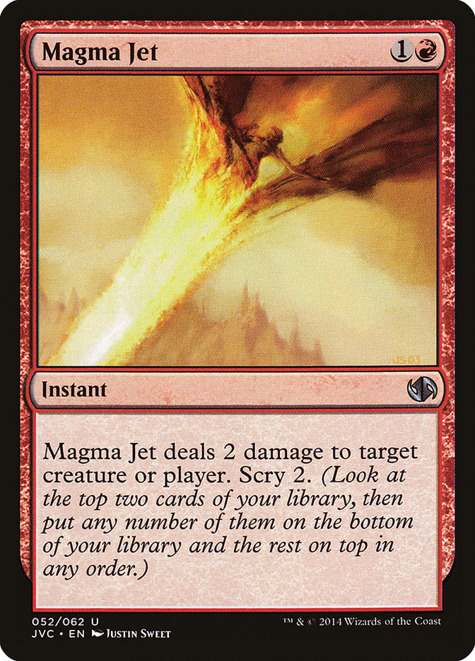 Magma Jet [Duel Decks Anthology] | Clutch Gaming