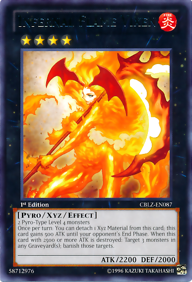 Infernal Flame Vixen [CBLZ-EN087] Rare | Clutch Gaming