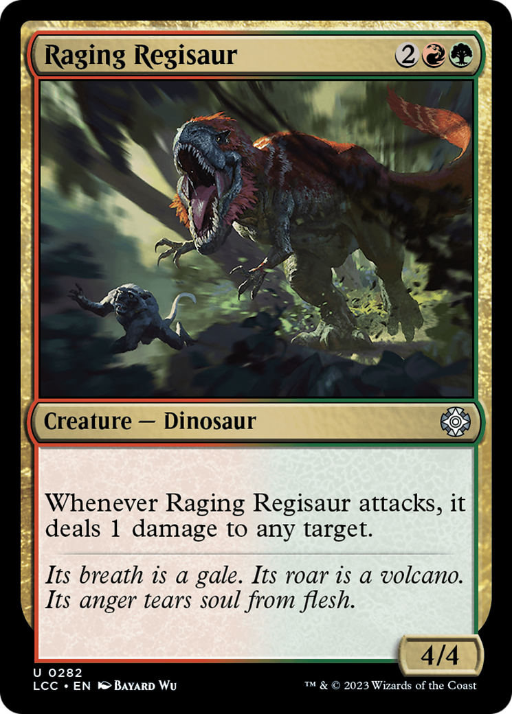 Raging Regisaur [The Lost Caverns of Ixalan Commander] | Clutch Gaming