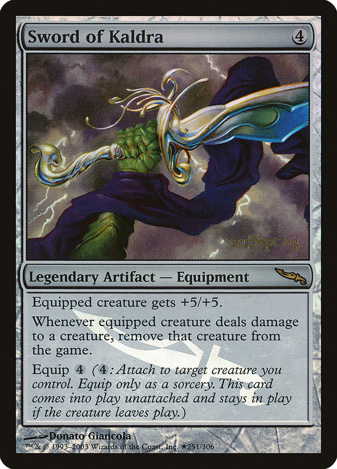 Sword of Kaldra [Mirrodin Promos] | Clutch Gaming