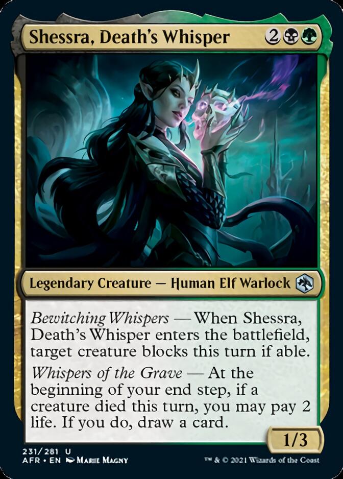 Shessra, Death's Whisper [Dungeons & Dragons: Adventures in the Forgotten Realms] | Clutch Gaming