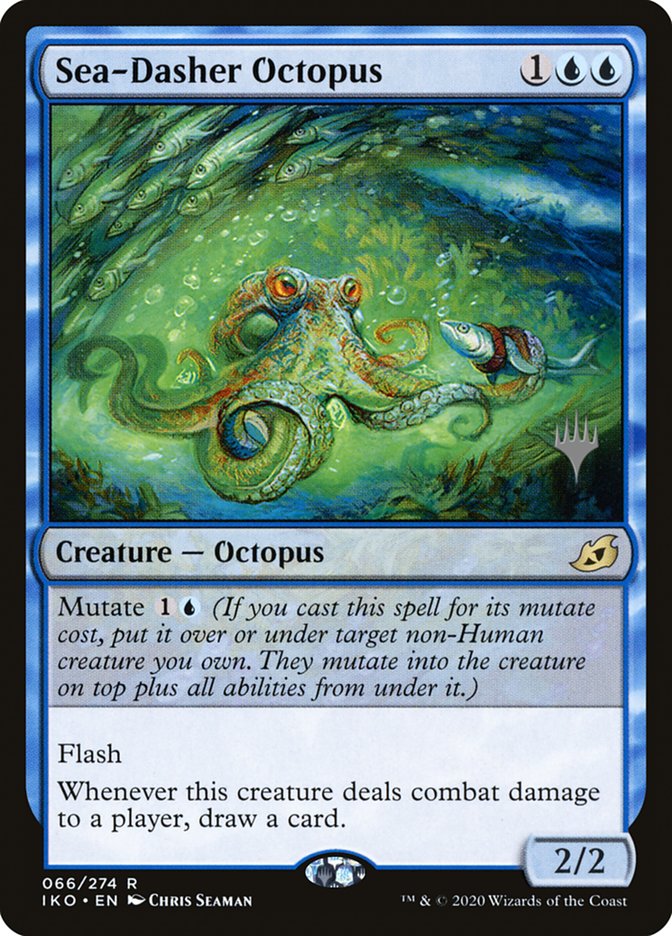 Sea-Dasher Octopus (Promo Pack) [Ikoria: Lair of Behemoths Promos] | Clutch Gaming