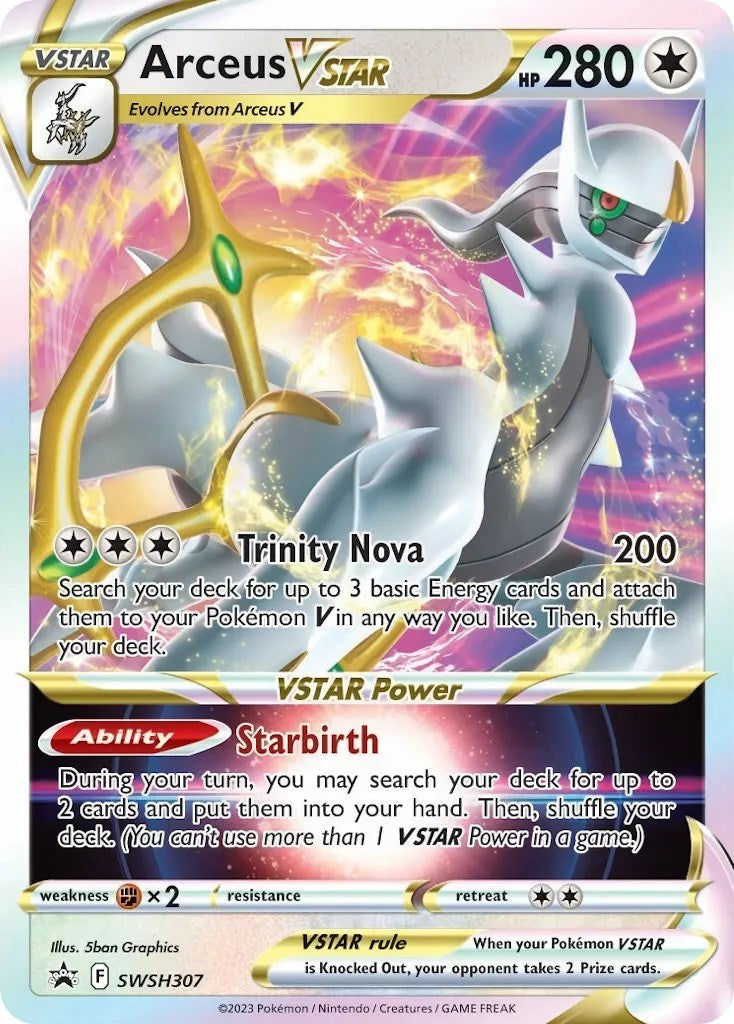 Arceus VSTAR (SWSH307) [Sword & Shield: Black Star Promos] | Clutch Gaming