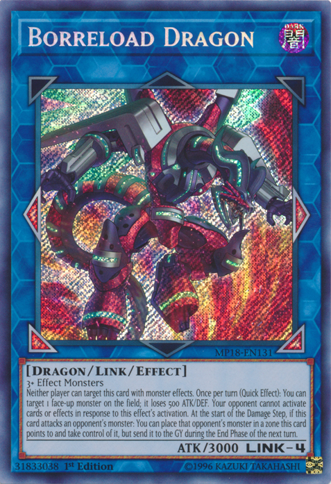 Borreload Dragon [MP18-EN131] Secret Rare | Clutch Gaming