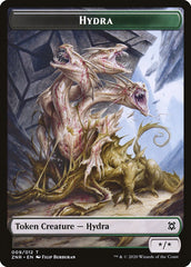 Cat Beast // Hydra Double-Sided Token [Zendikar Rising Tokens] | Clutch Gaming