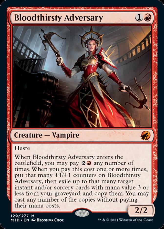 Bloodthirsty Adversary [Innistrad: Midnight Hunt] | Clutch Gaming