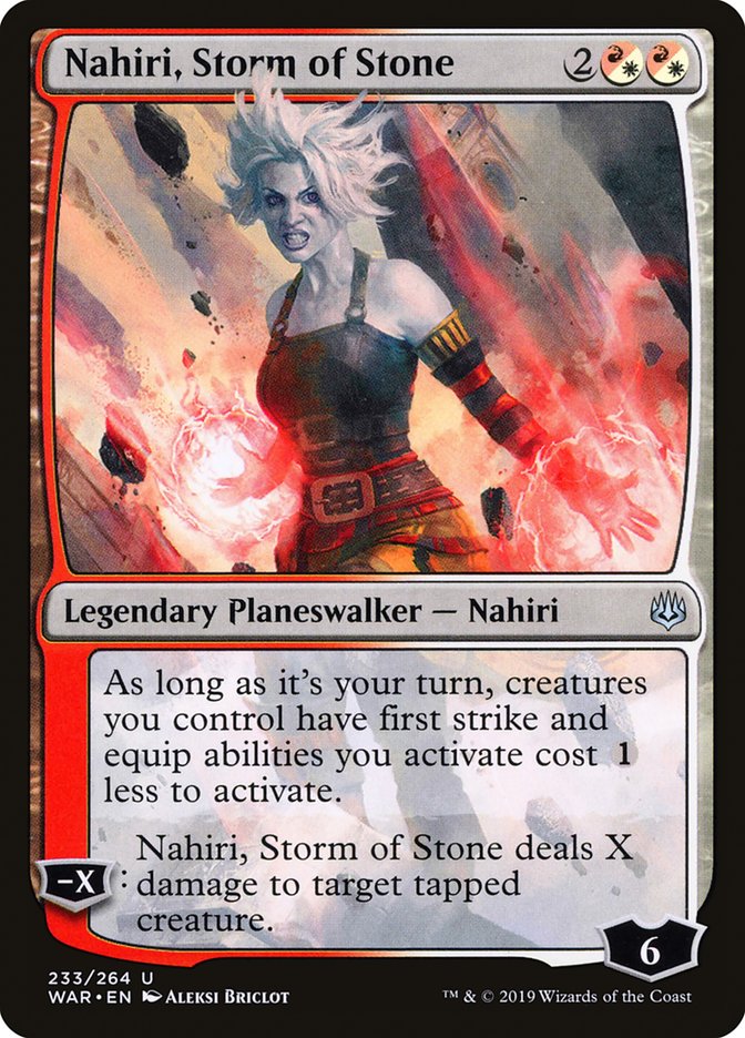 Nahiri, Storm of Stone [War of the Spark] | Clutch Gaming