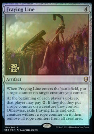 Fraying Line [Commander Legends: Battle for Baldur's Gate Prerelease Promos] | Clutch Gaming