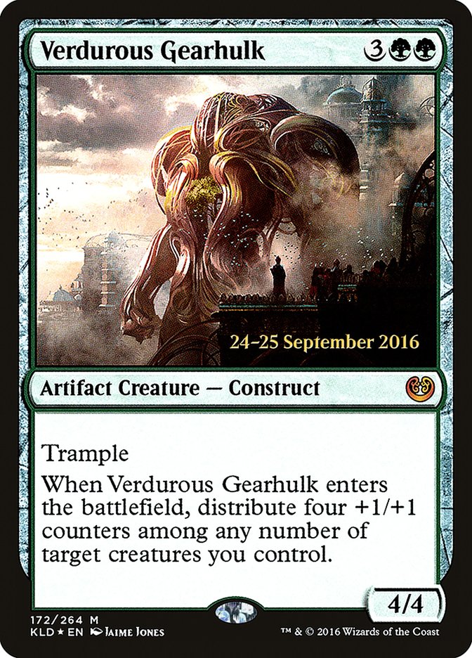 Verdurous Gearhulk [Kaladesh Prerelease Promos] | Clutch Gaming