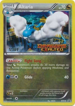 Altaria (BW48) (Staff Prerelease Promo) [Black & White: Black Star Promos] | Clutch Gaming