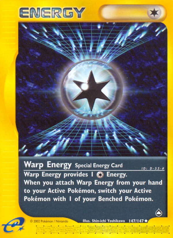 Warp Energy (147/147) [Aquapolis] | Clutch Gaming