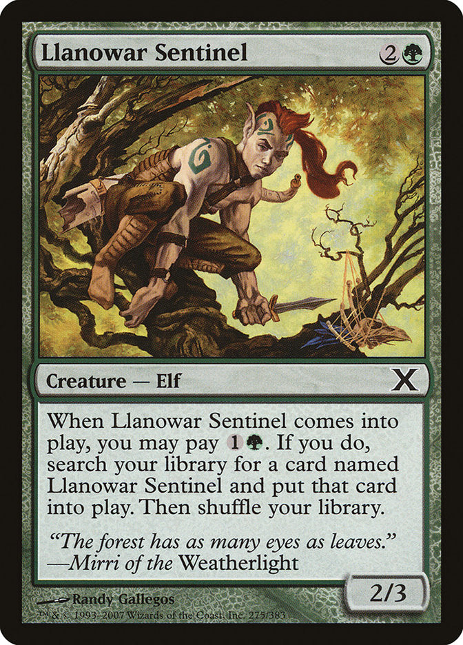 Llanowar Sentinel [Tenth Edition] | Clutch Gaming