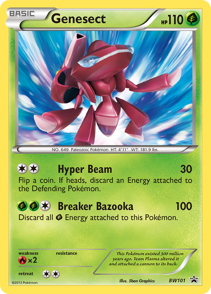 Genesect (BW101) [Black & White: Black Star Promos] | Clutch Gaming