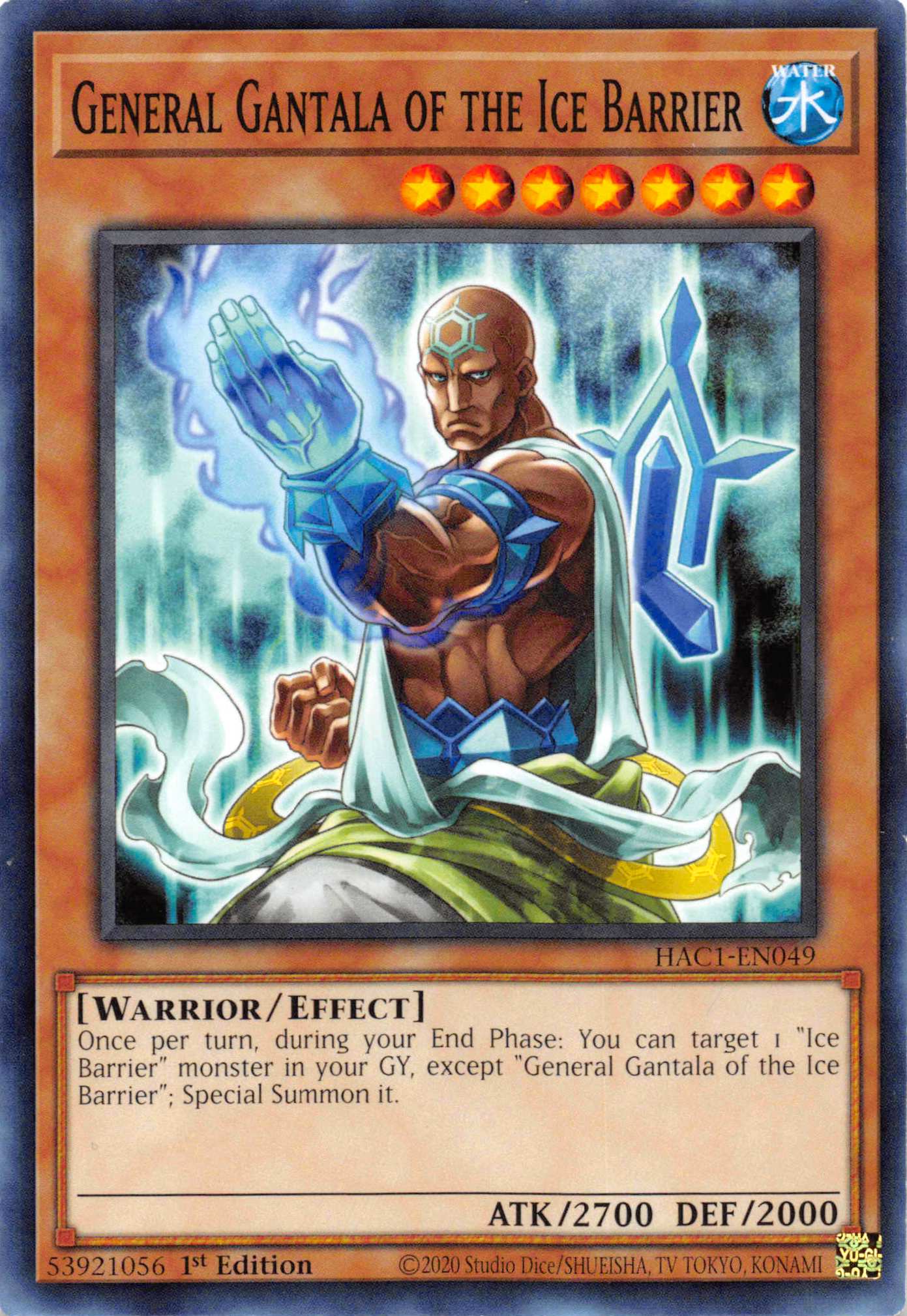 General Gantala of the Ice Barrier [HAC1-EN049] Common | Clutch Gaming