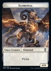 Clue // Elemental (005) Double-Sided Token [Streets of New Capenna Commander Tokens] | Clutch Gaming