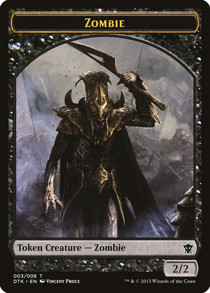 Zombie Token [Dragons of Tarkir Tokens] | Clutch Gaming