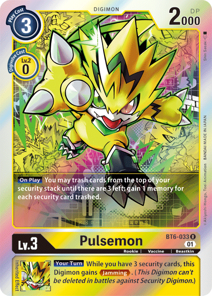 Pulsemon [BT6-033] [Double Diamond] | Clutch Gaming