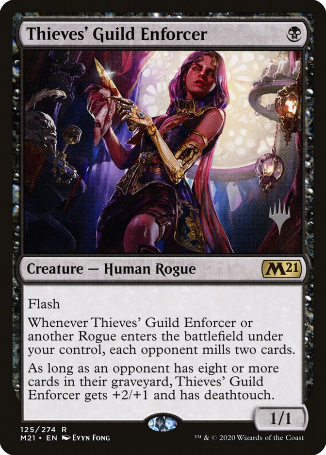 Thieves' Guild Enforcer (Promo Pack) [Core Set 2021 Promos] | Clutch Gaming