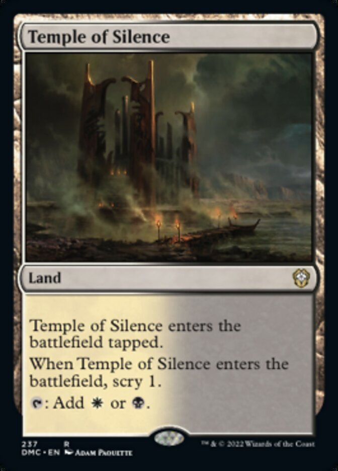 Temple of Silence [Dominaria United Commander] | Clutch Gaming