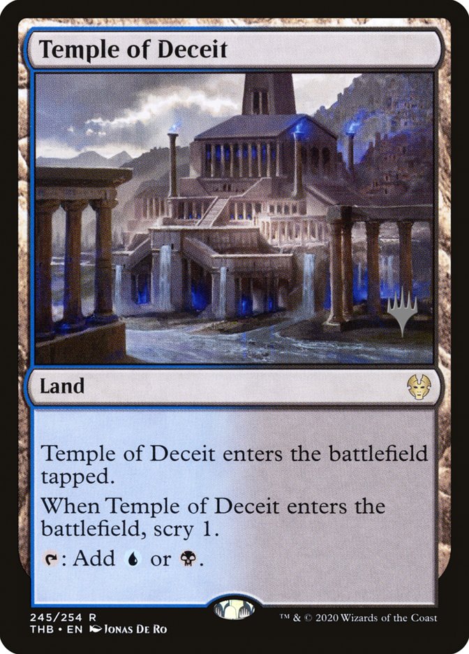 Temple of Deceit (Promo Pack) [Theros Beyond Death Promos] | Clutch Gaming