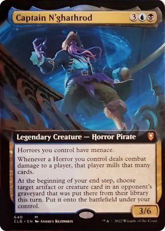 Captain N'ghathrod (Extended Art) [Commander Legends: Battle for Baldur's Gate] | Clutch Gaming