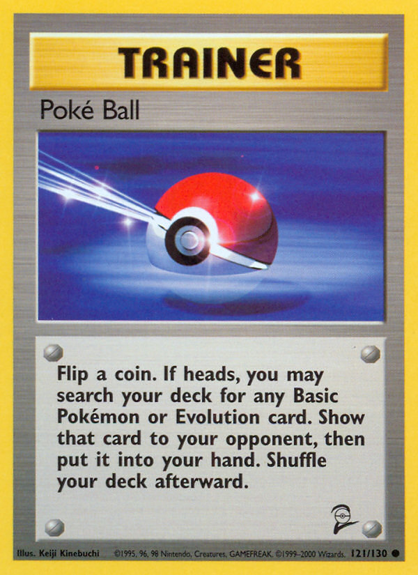 Poke Ball (121/130) [Base Set 2] | Clutch Gaming