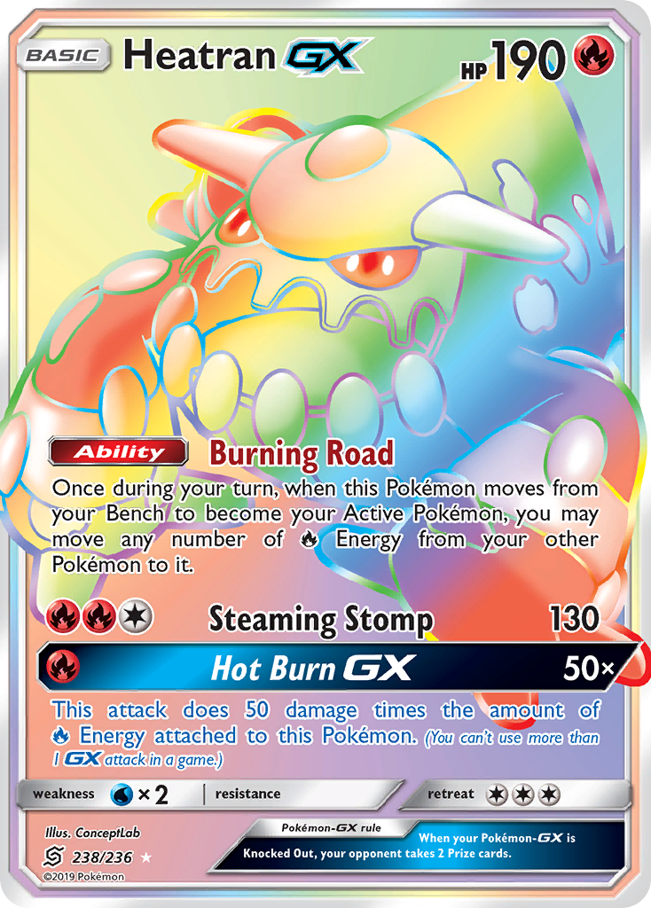 Heatran GX (238/236) [Sun & Moon: Unified Minds] | Clutch Gaming