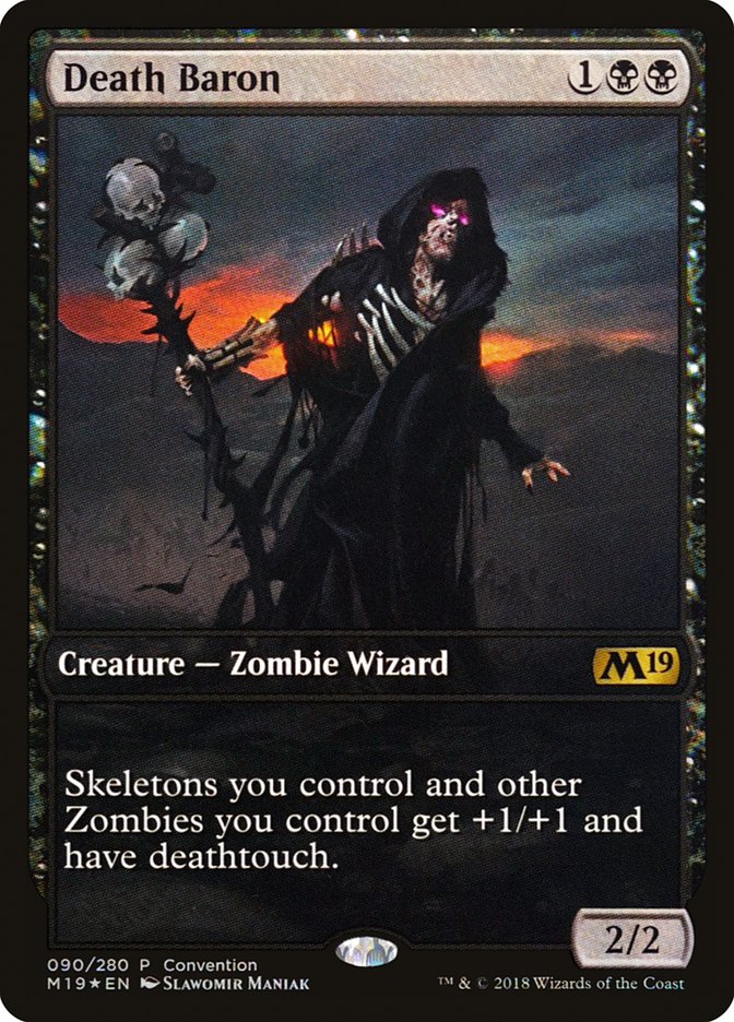 Death Baron (Convention) [Core Set 2019 Promos] | Clutch Gaming