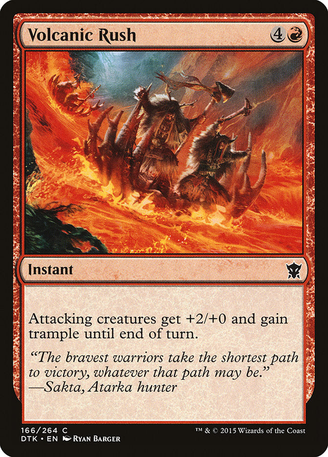 Volcanic Rush [Dragons of Tarkir] | Clutch Gaming