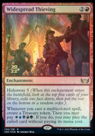 Widespread Thieving [Streets of New Capenna Prerelease Promos] | Clutch Gaming