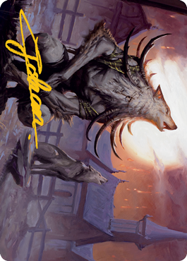 Lord of the Ulvenwald Art Card (Gold-Stamped Signature) [Innistrad: Midnight Hunt Art Series] | Clutch Gaming